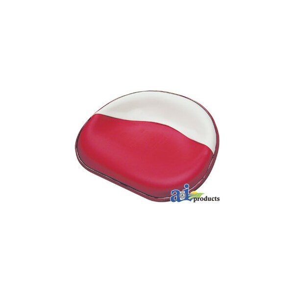 Seat Pan, Steel, RED/WHT VINYL 18" x21.5" x4"